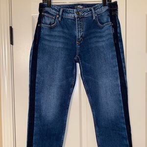 Silver Boyfriend Jeans NWOT
